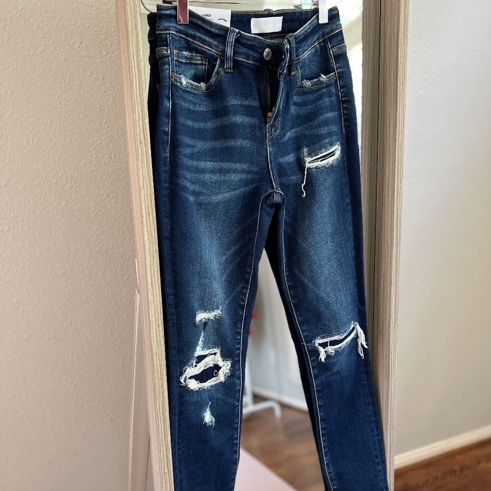 Ribbed jeans